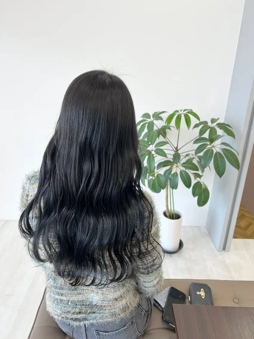 カラー ヘアカラー トリートメント 高岡/シールエクステ hanano︎のヘアスタイル