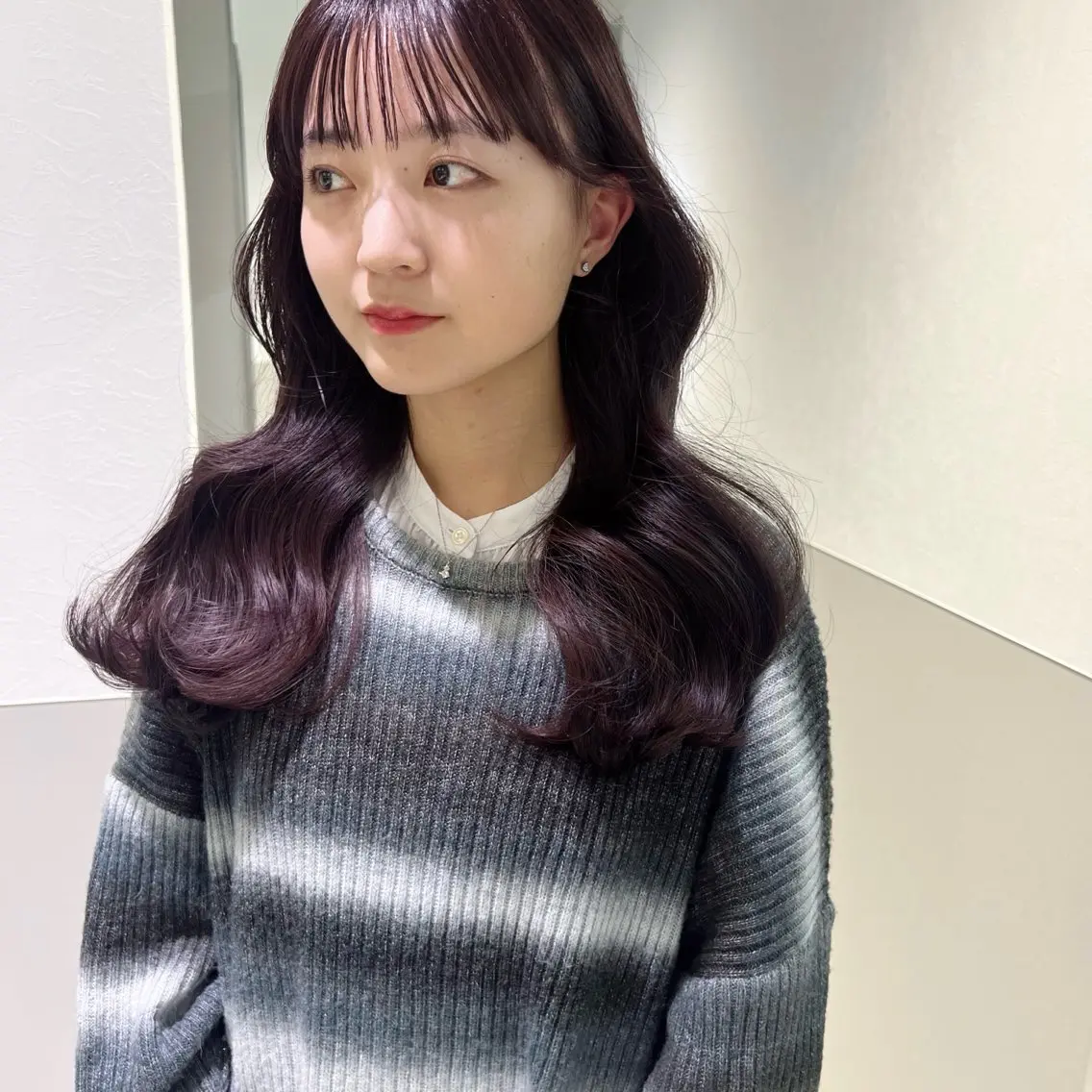 ロング 韓国風ヘア 韓国モテhair🍑 momoのヘアスタイル