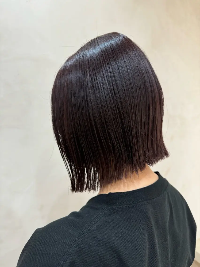 ミディアム カラー カット ヘアカラー トリートメント ダブルカラー /レイヤー/アリサのヘアスタイル