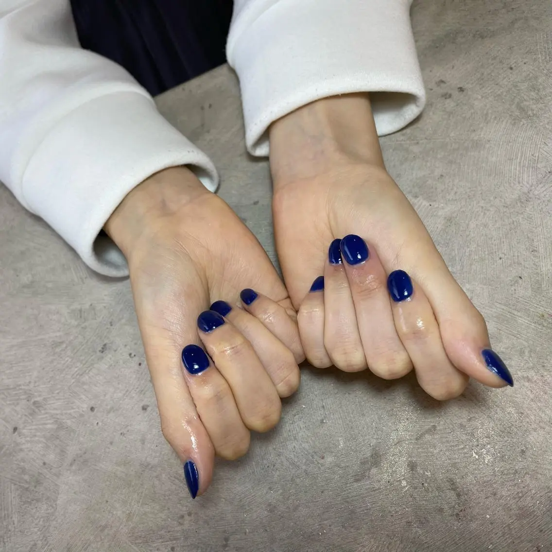 ネイル ネイビー ハンドネイル bylaki_ haruka(K)のネイルデザイン
