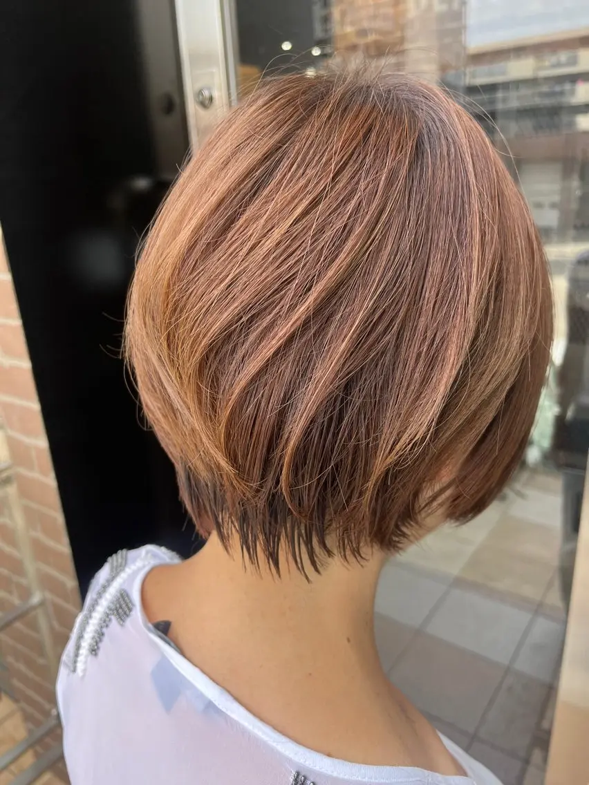 ショート カラー 久木原 ゆりのヘアスタイル