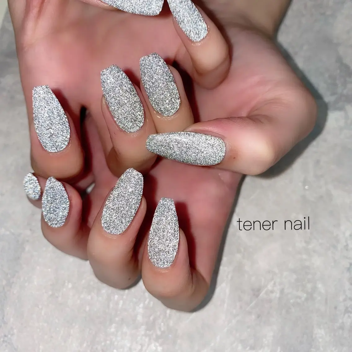 ネイル フラッシュネイル ラメ(グリッター) ハンドネイル テネルネイル tener nailのネイルデザイン