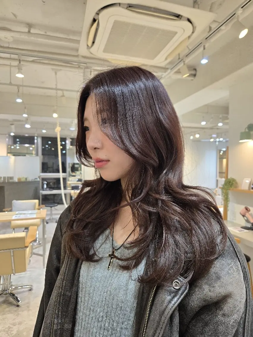 ロング ヘアカラー トリートメント 柏Wcolor/UC HIBORINAMIのヘアスタイル