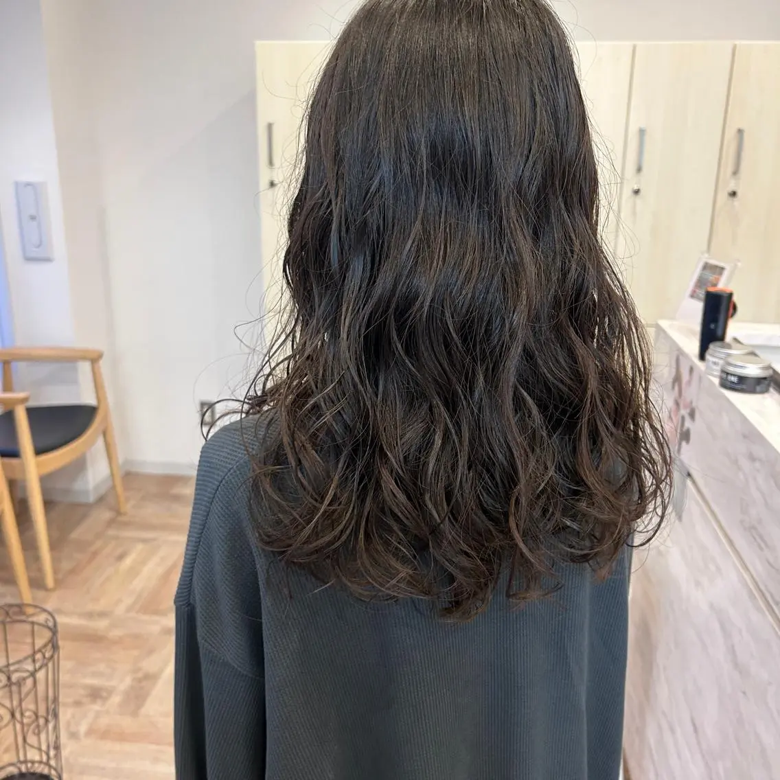 ロング パーマ 舟橋 りんかのヘアスタイル
