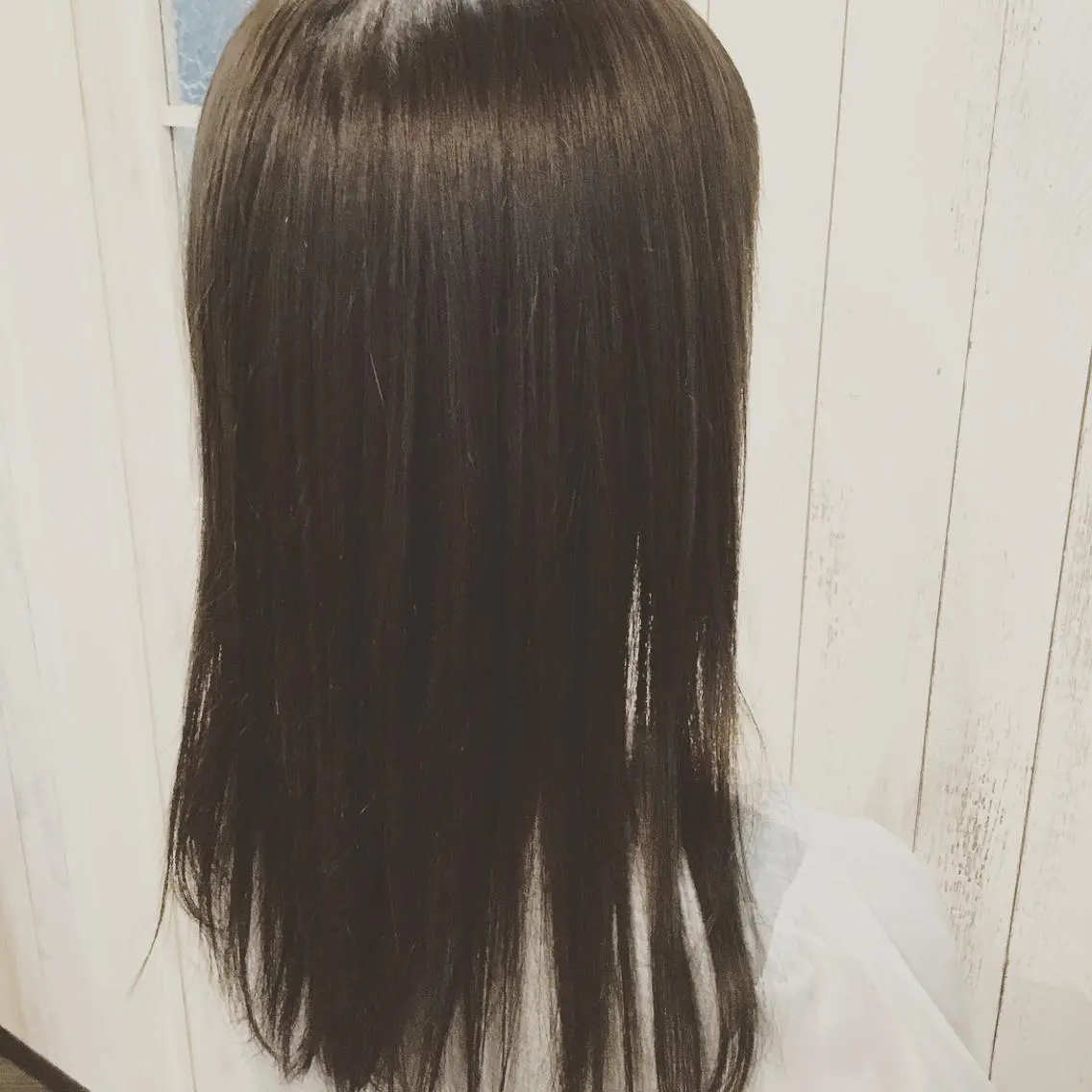 セミロング カラー パーマ embrace エンブレイスのヘアスタイル