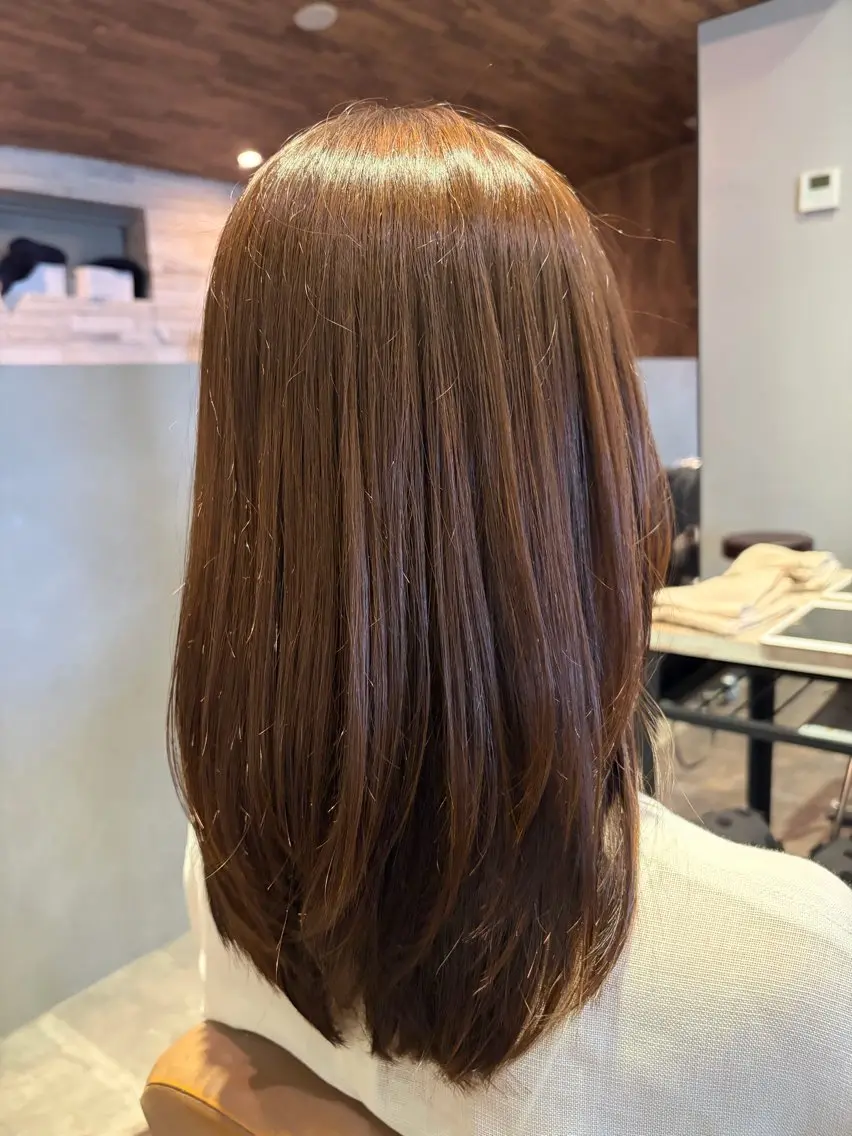 ミディアム カット カットモデル RURUのヘアスタイル