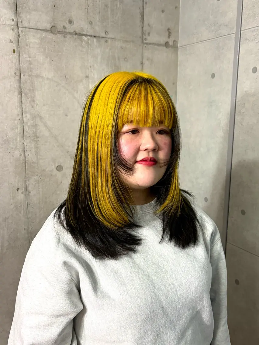ミディアム カラー ヘアカラー 🎗️かとう しほ🎗️のヘアスタイル