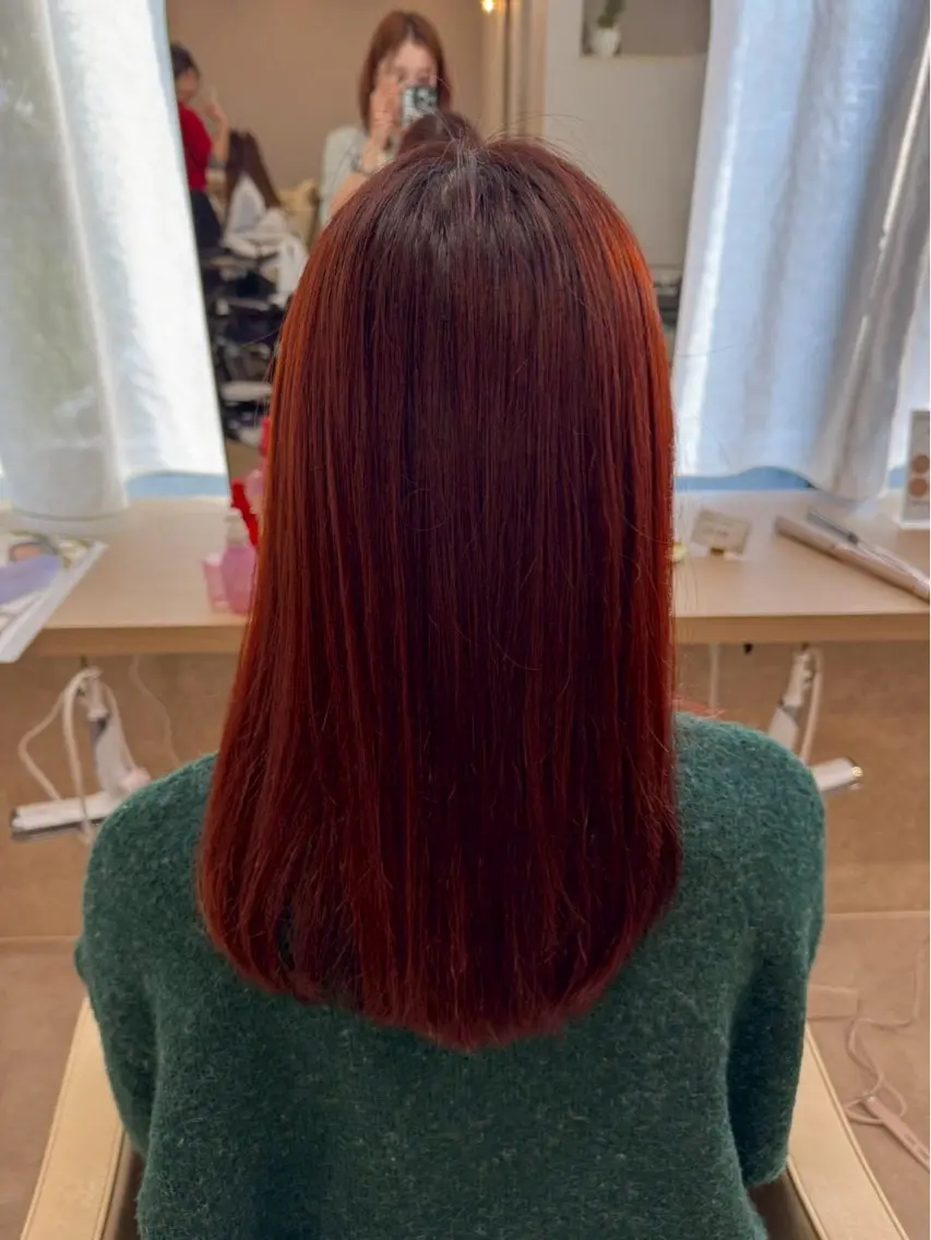 セミロング 兼古 望羽のヘアスタイル