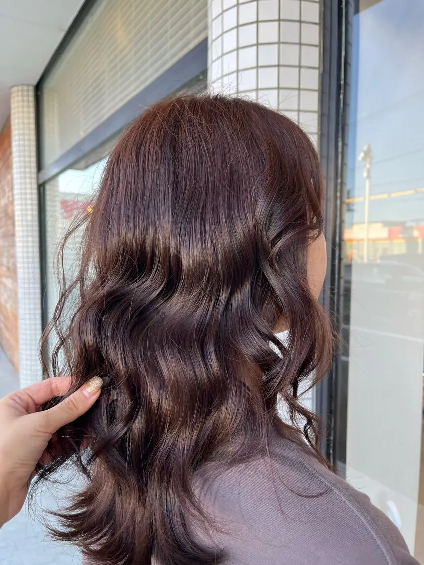 カラー ブラウンカラー ピンクカラー GRANDEUR 🍓Saya🍓のヘアスタイル