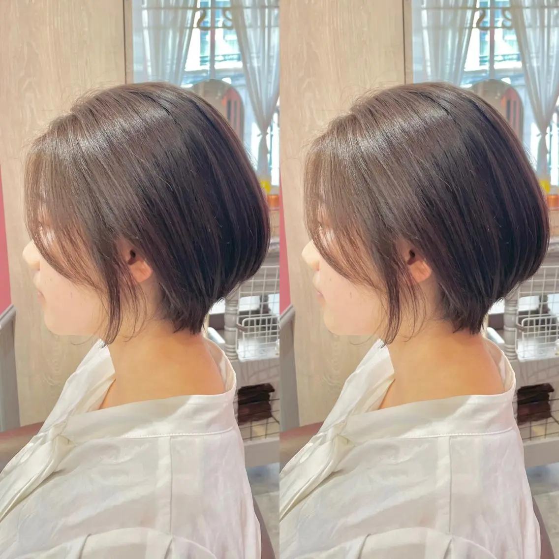 ショート カット ヘアカラー トリートメント 【ショートヘア】 岡　那輝のヘアスタイル