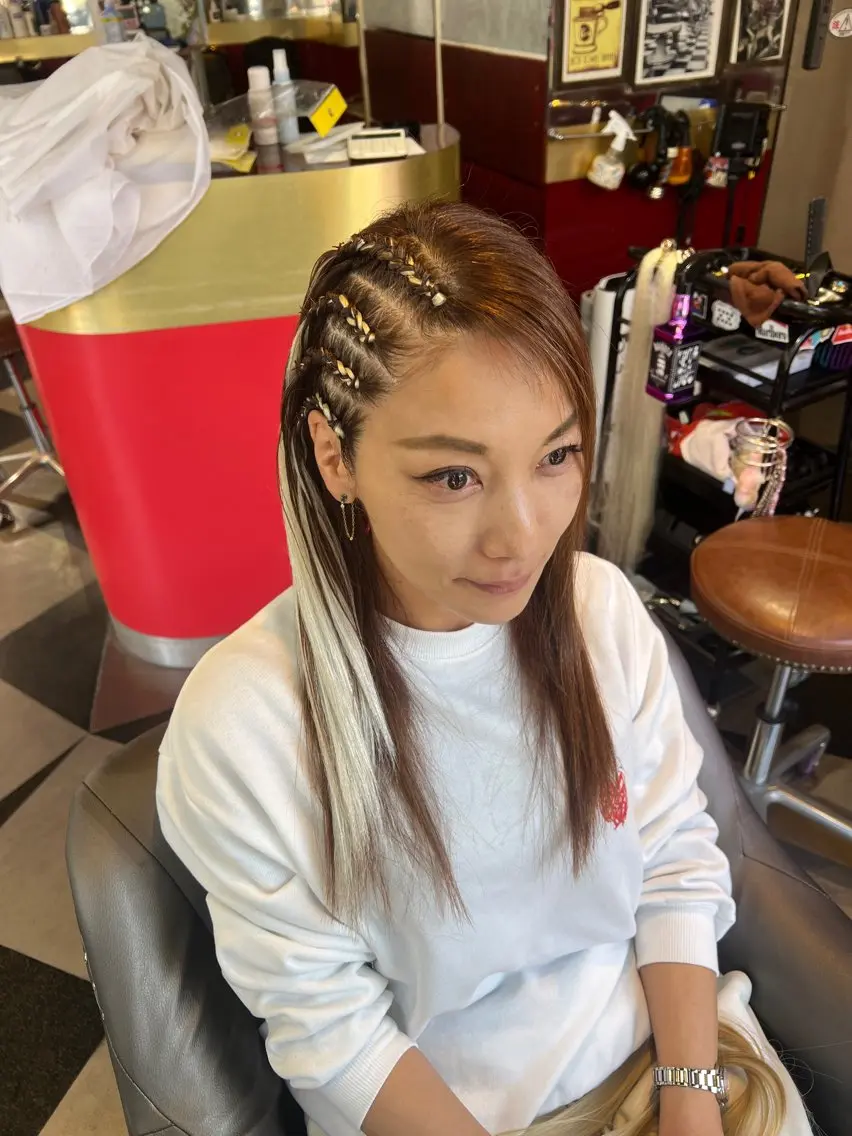 ヘアアレンジ ヘアセット 横浜カットパーマ 特殊/ 平林侑馬のヘアスタイル