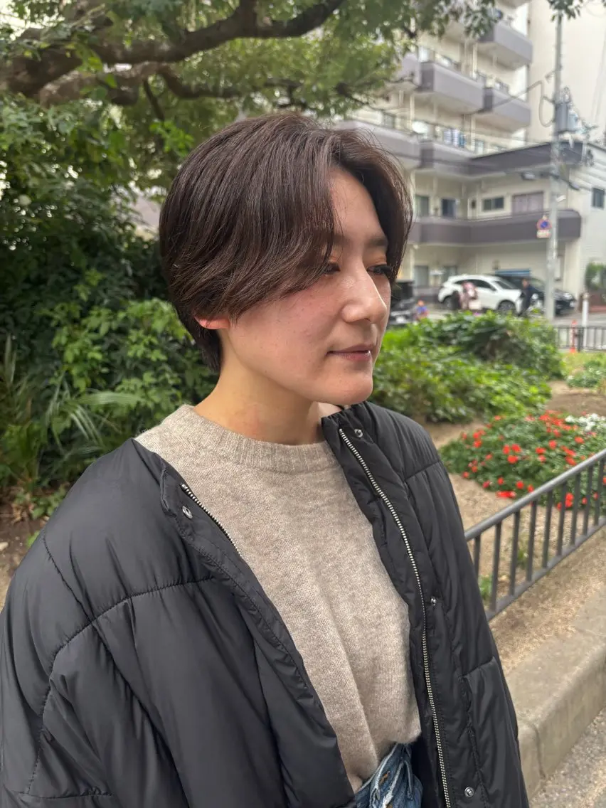 ショート カット ヘアカラー 井本 早紀のヘアスタイル