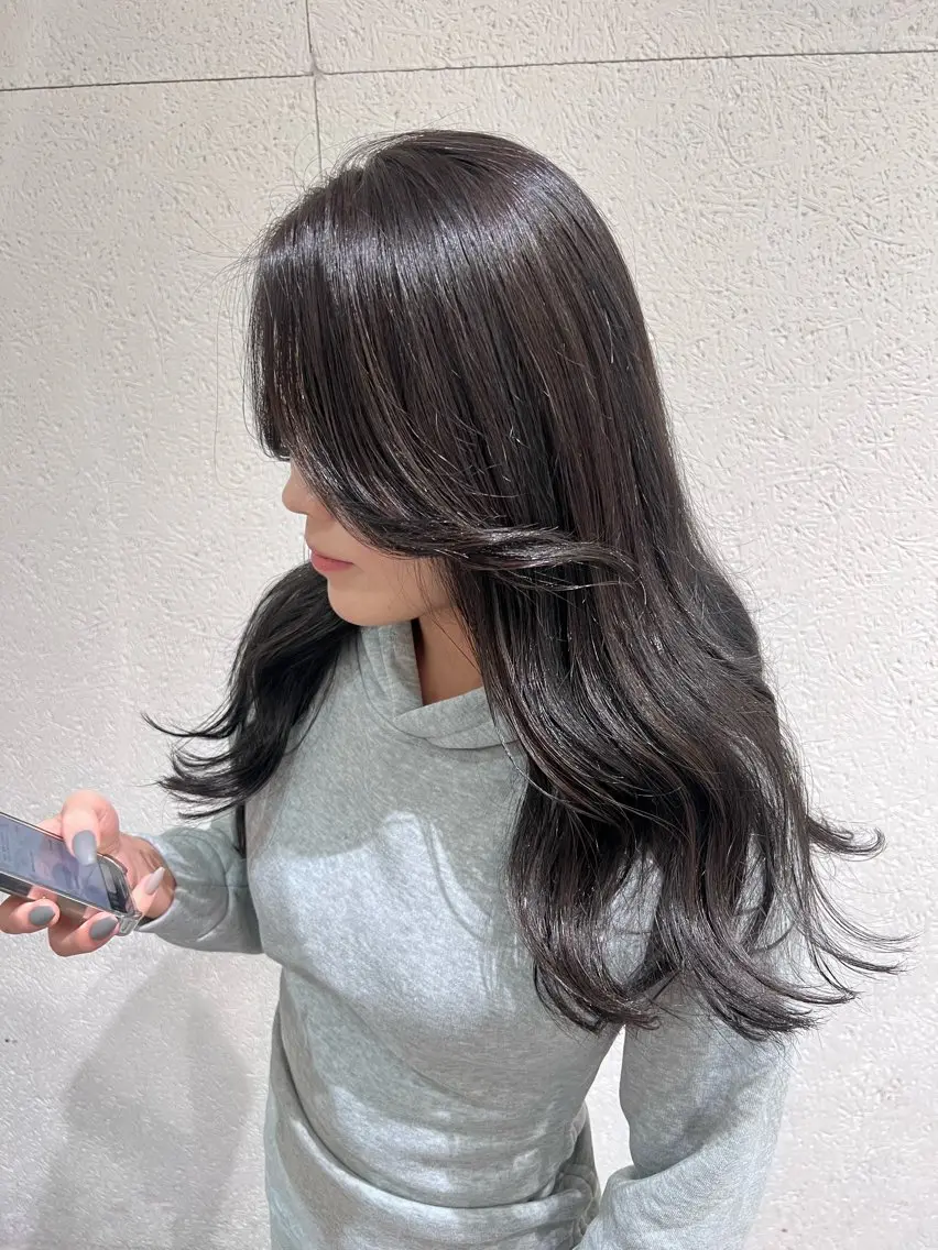 セミロング カット ヘアカラー トップスタイリスト/ アユミのヘアスタイル
