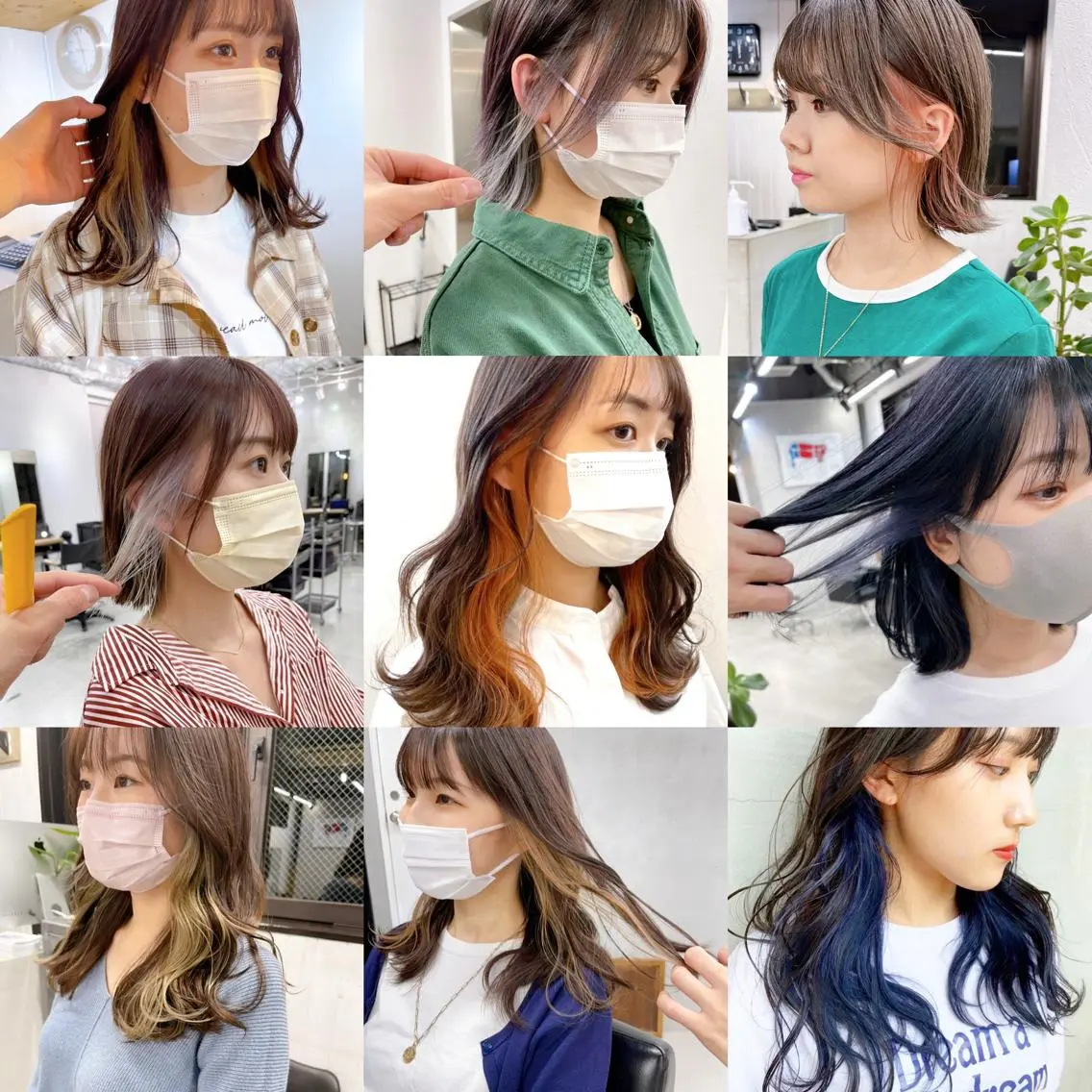 カラー イヤリングカラー ブリーチダブルカラー 【koide】のヘアスタイル