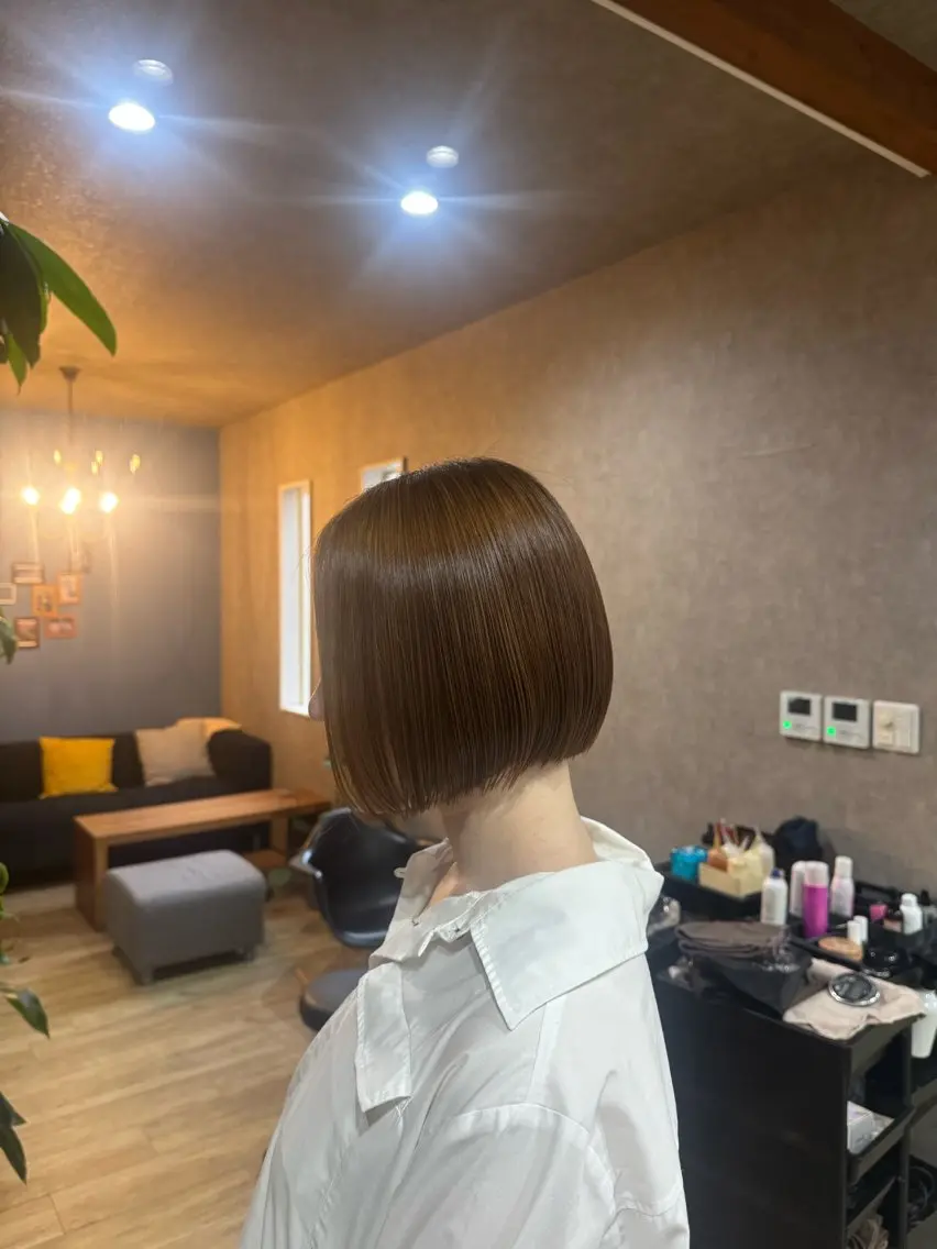 ショート ボブ . みおのヘアスタイル