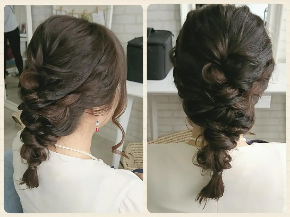 セミロング ヘアアレンジ 植田 真理のエステ・リラクイメージ