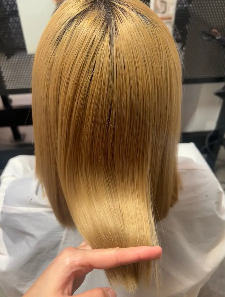 ショート カラー トリートメント ハネエク・ハイトーン Lunaのヘアスタイル