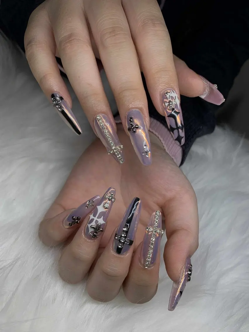 ネイル 韓国ネイル 持ち込み ニュアンスネイル ネイルチップ 冬ネイル LISA ANA.CHUOのネイルデザイン