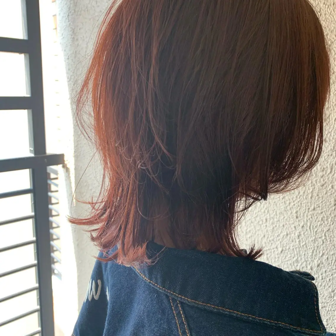 ミディアム カラー ウルフカット chouette/ 根本優希のヘアスタイル