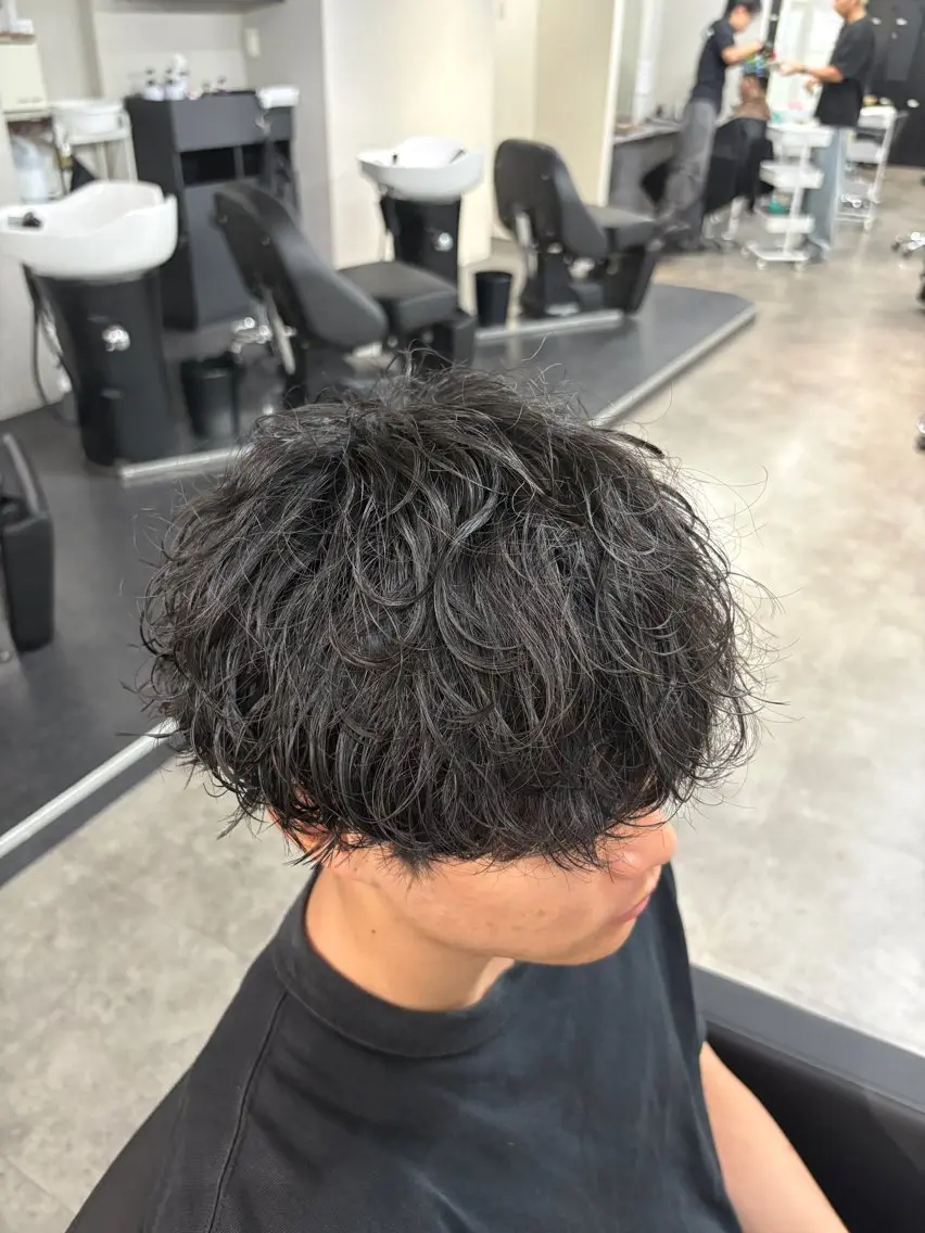 パーマ メンズ カット パーマ 🌱立川【縮毛矯正】 璃音🌱のヘアスタイル