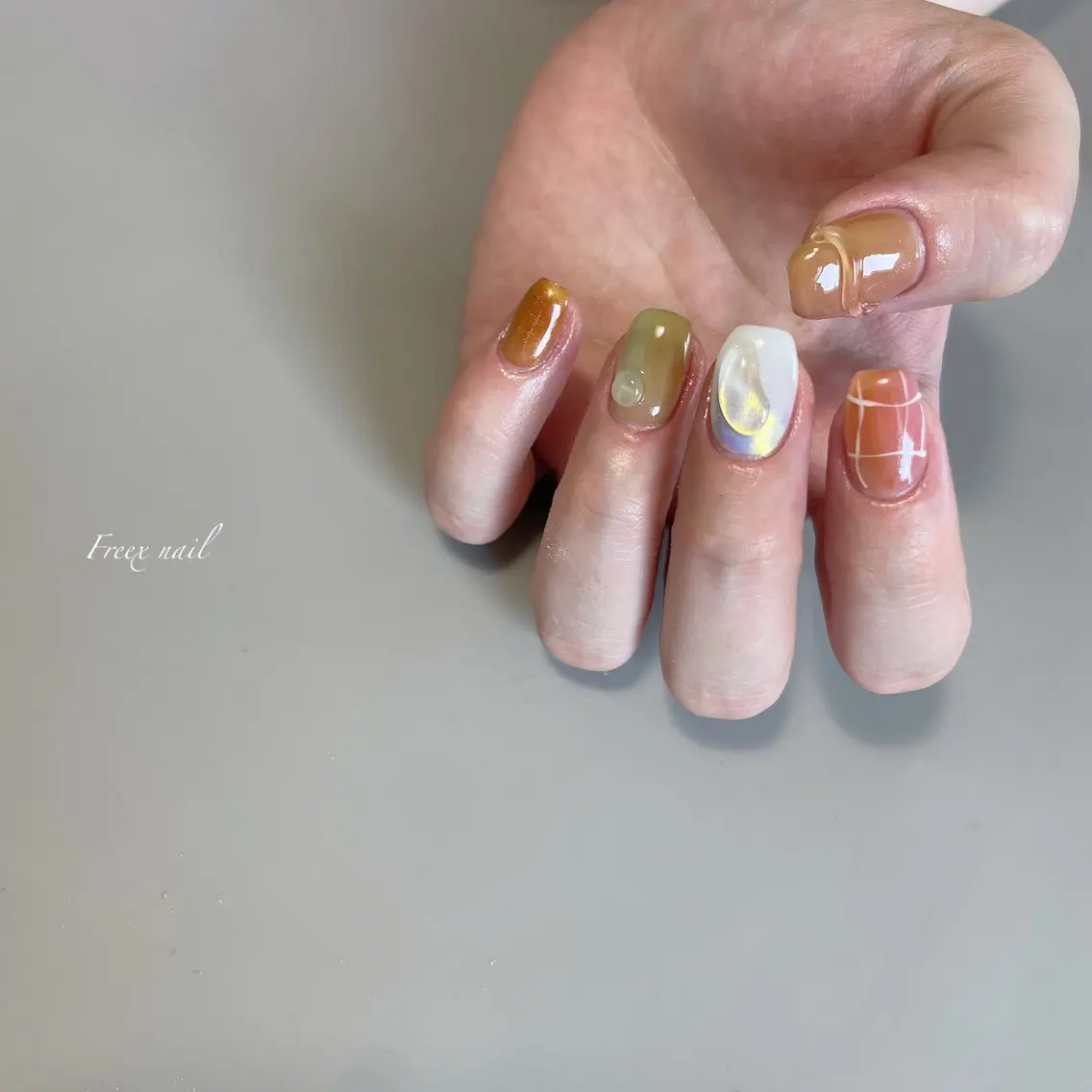 ネイル ハンドネイル フットネイル freex nail /ニュアンス/個性派のネイルデザイン