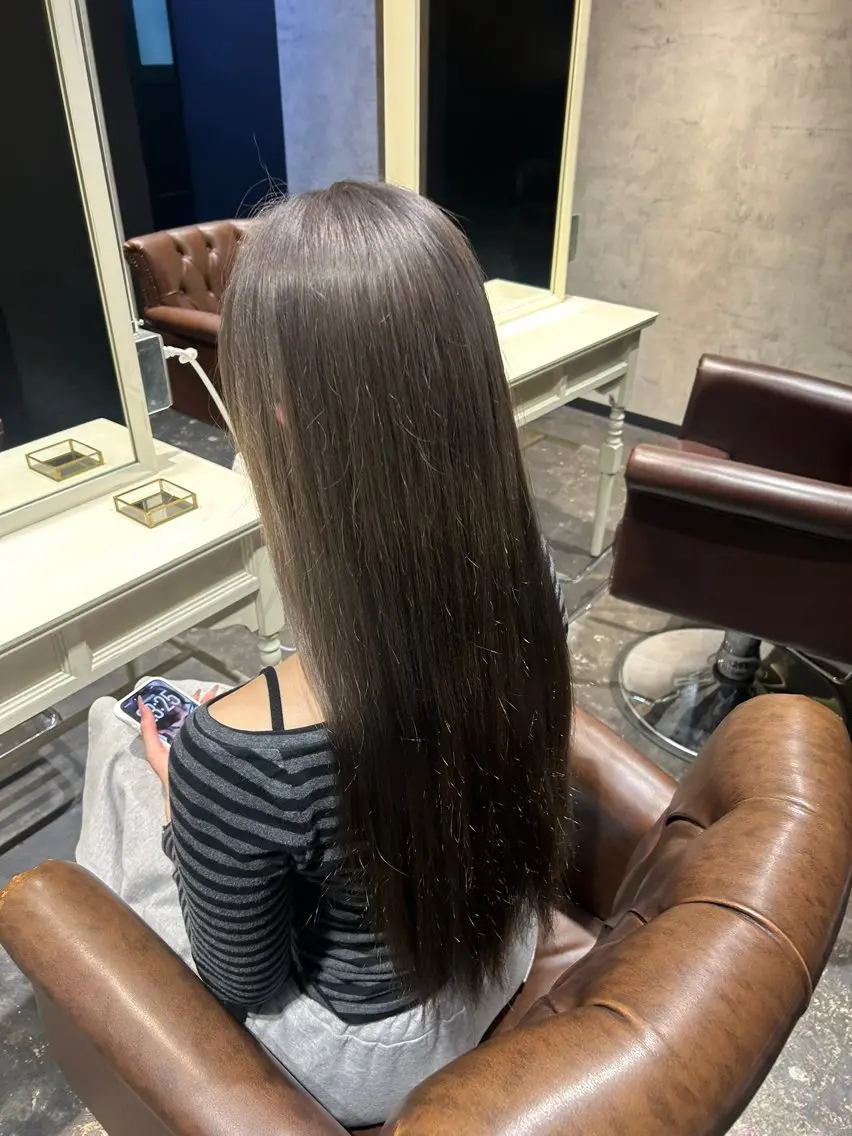 透明感🌟⋆꙳イルミナカラー＋プレトリートメント *.+ﾟの写真