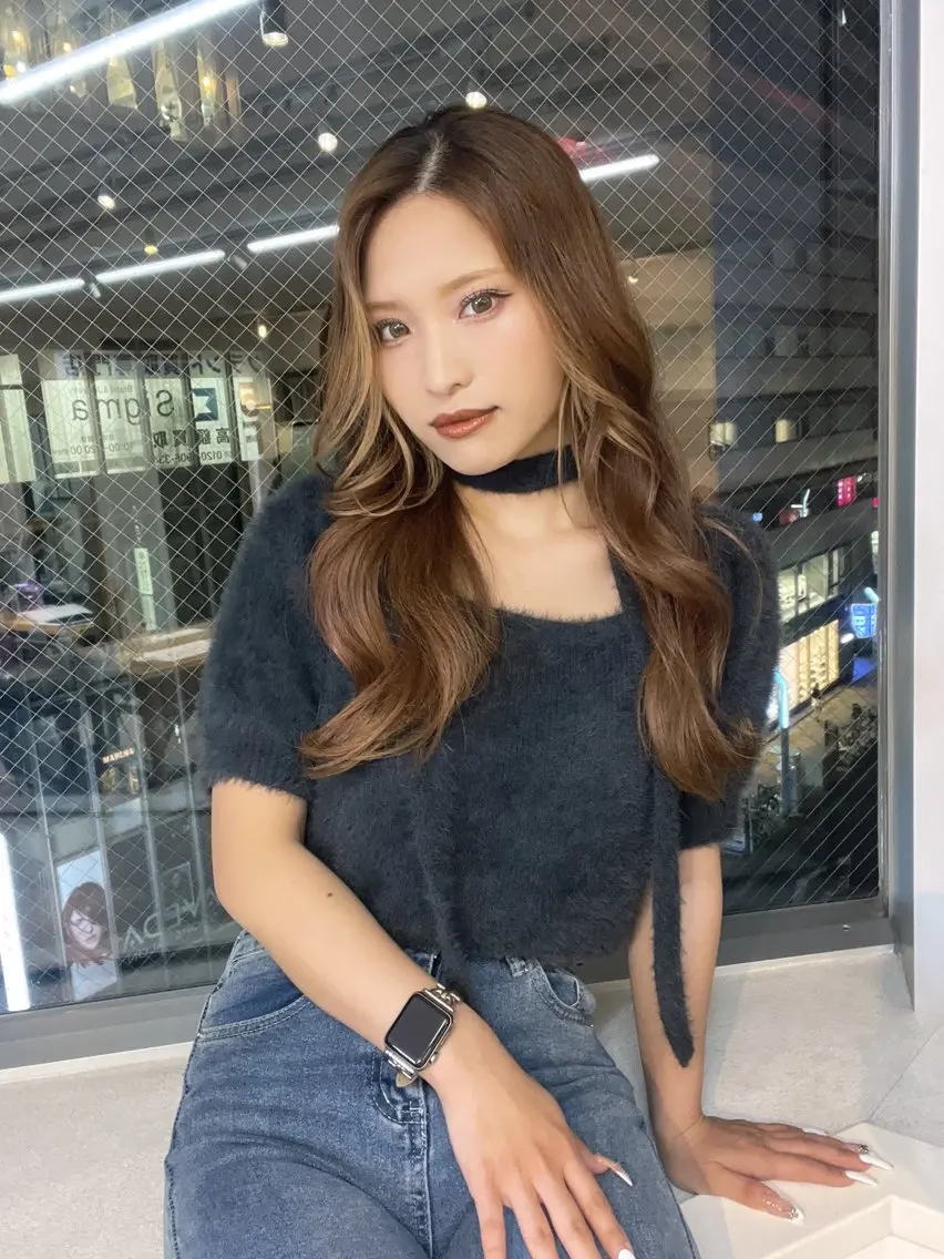 ロング ヘアカラー トリートメント 当日予約◎ risaのヘアスタイル