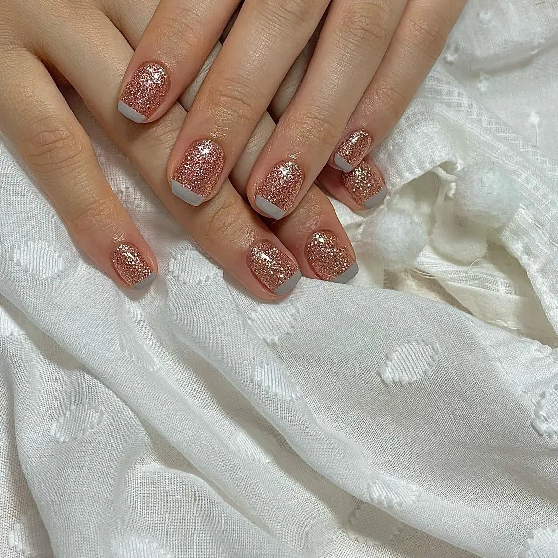 ネイル フレンチネイル ハンドネイル Nailsalon BLOOM🌷 山崎のネイルデザイン