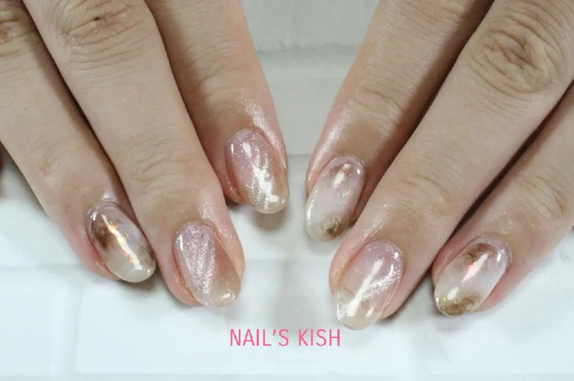 ネイル ニュアンスネイル NAIL'S KISHのネイルデザイン