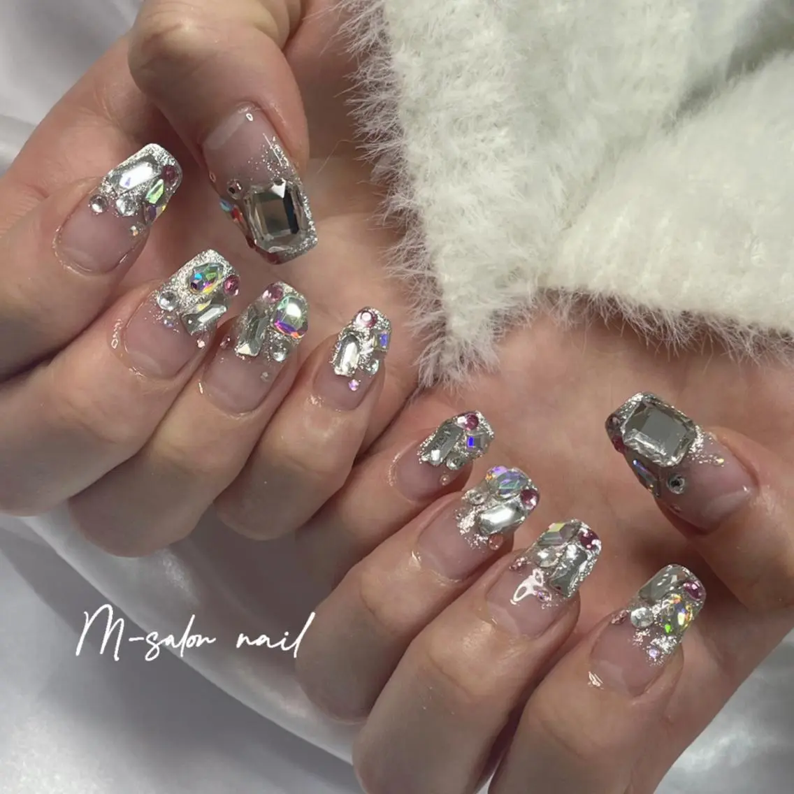 ネイル ハンドネイル 韓国/網紅/パーツ M-salonのネイルデザイン