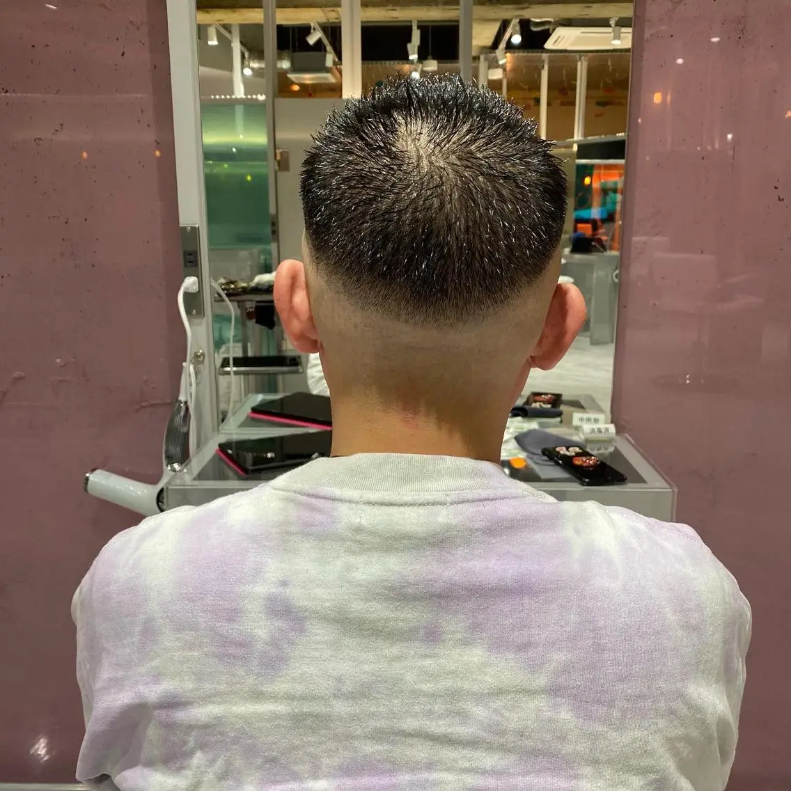 ショート メンズ フェードカット スキンフェード カット Riganuts王子 Hayato✂︎のヘアスタイル