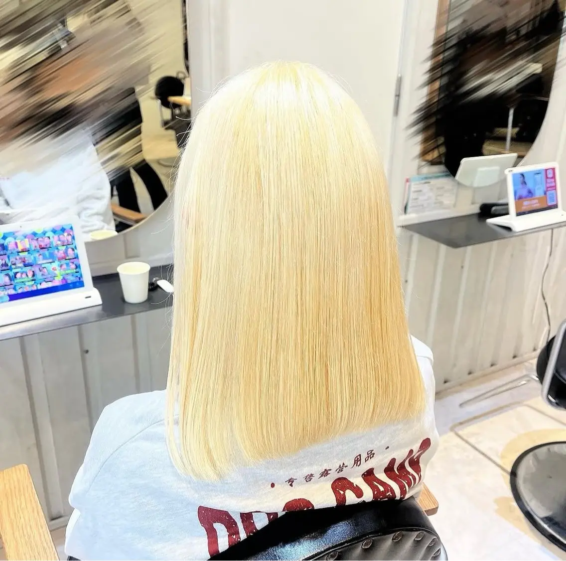 ミディアム カラー ブリーチ ヘアカラー 🌷お洒落推しカラー moe🐰🌷のヘアスタイル