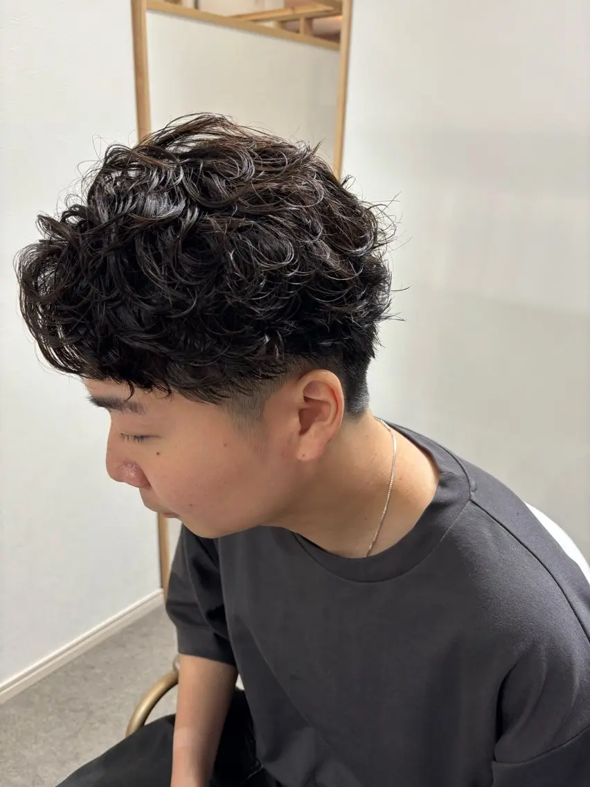 メンズ カット パーマ メンズ&髪質改善縮毛 矯正【平山🔥拓哉】のヘアスタイル