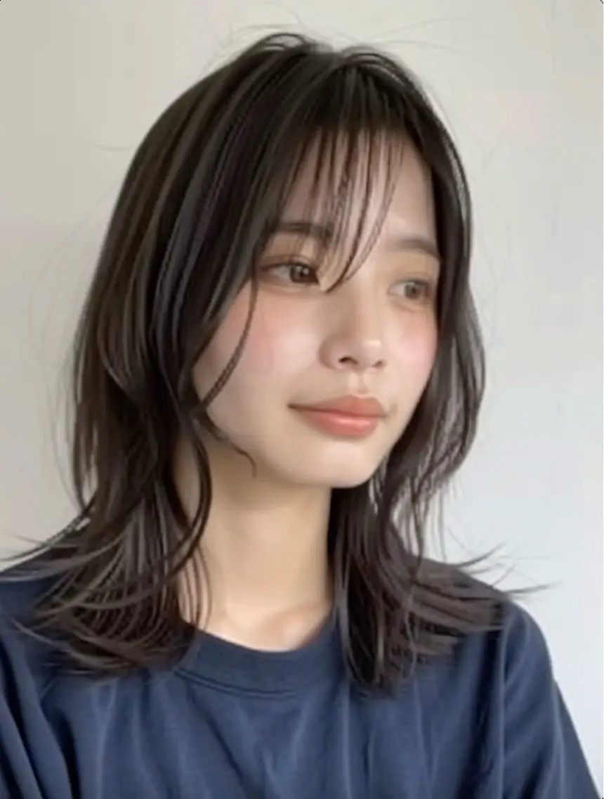 ミディアム イノウエ アイ KNACK 阿倍野のヘアスタイル
