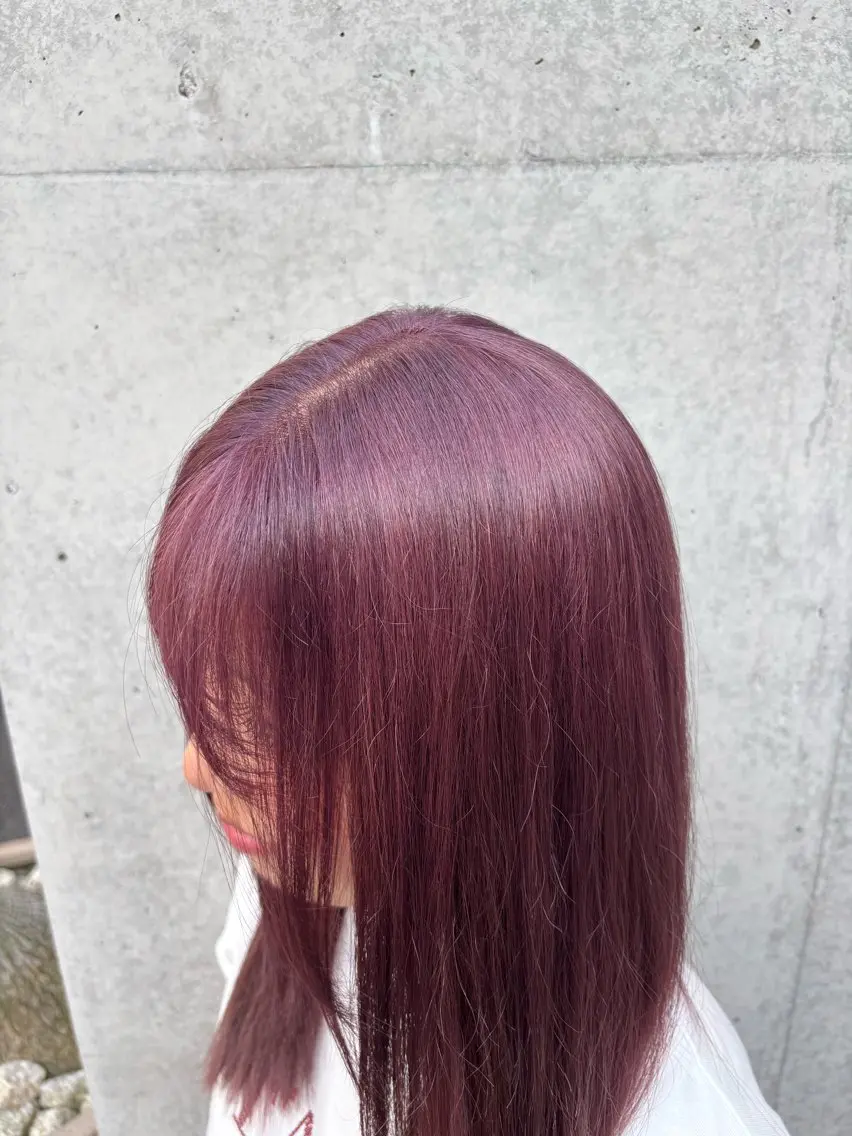 セミロング カラー ヘアカラー トリートメント SHO 👻原宿 /艶カラーのヘアスタイル