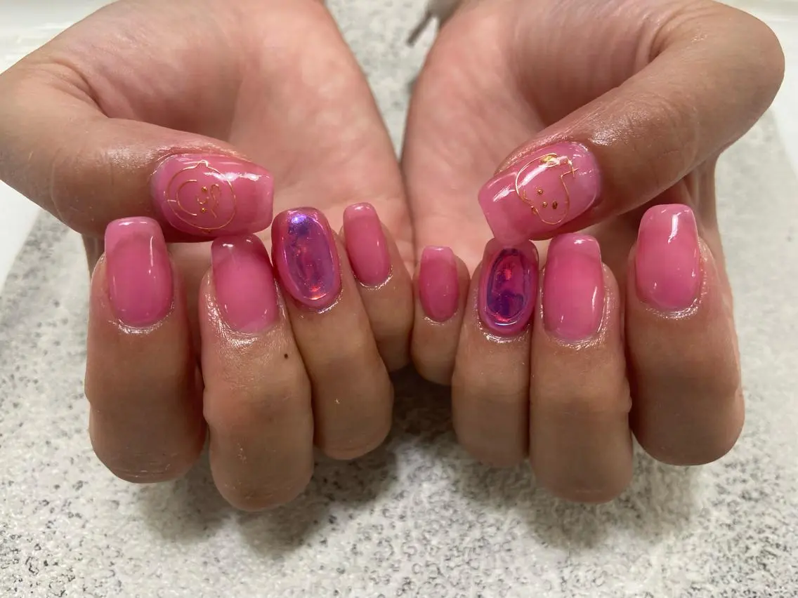 ネイル 氷ネイル・うるうるネイル MAXKELLY natsuのネイルデザイン