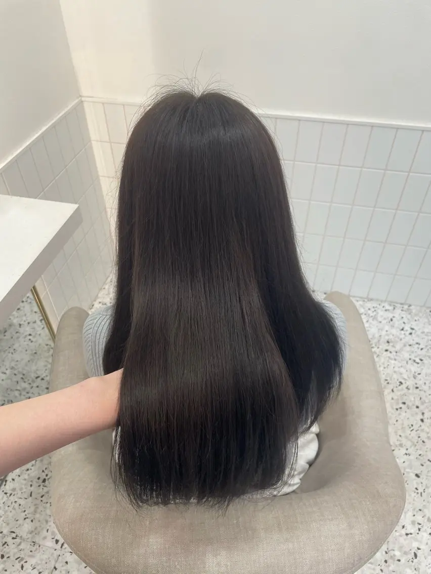 ロング カラー 中村 心のヘアスタイル