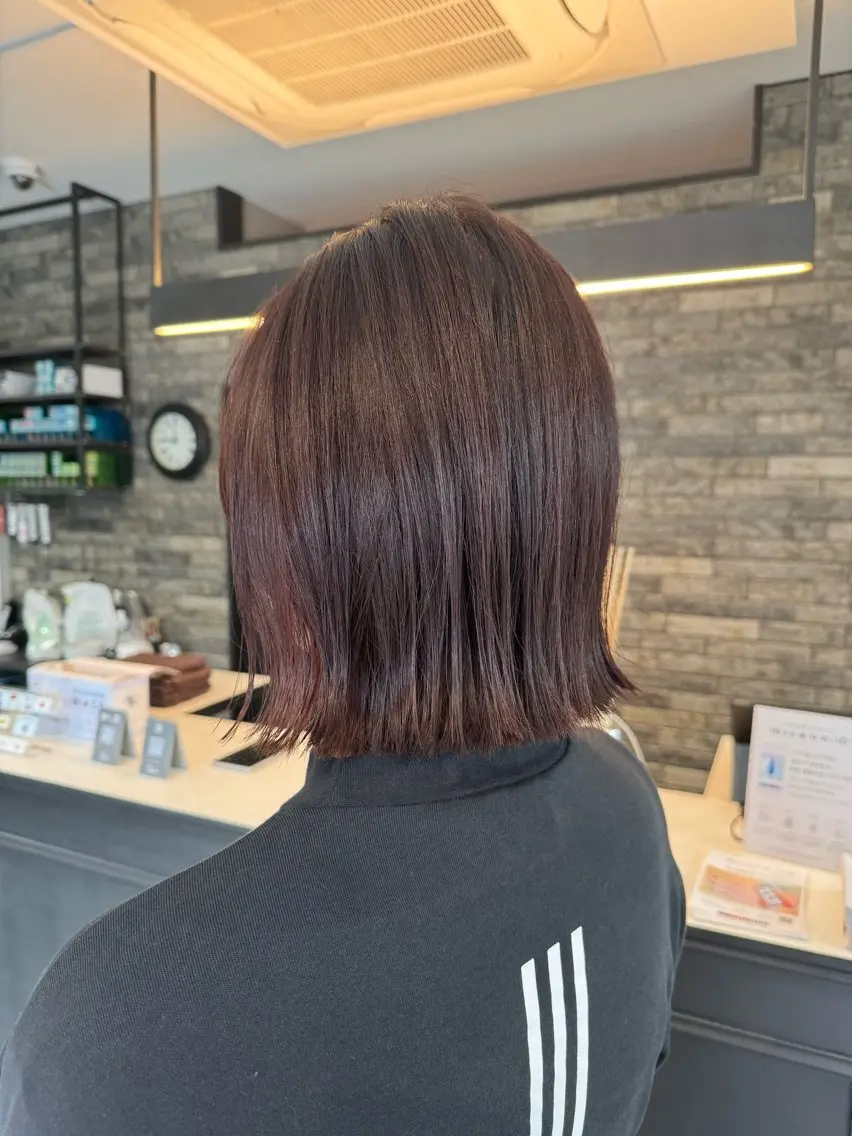ミディアム 切りっぱなしボブ ボブ Dia✂︎ 高澤優希のヘアスタイル