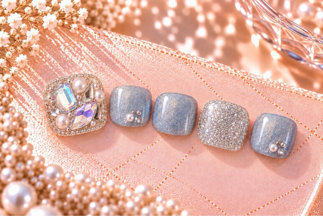 ネイル フットネイル TiaryNail 💎Kのネイルデザイン
