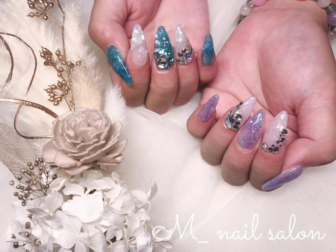 ネイル スカルプネイル M_ nail salonのネイルデザイン