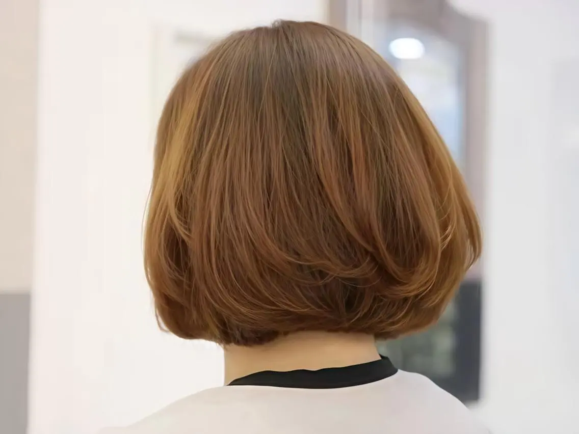 ミディアム カラー 白髪染め専門店 Recolor京橋店のヘアスタイル