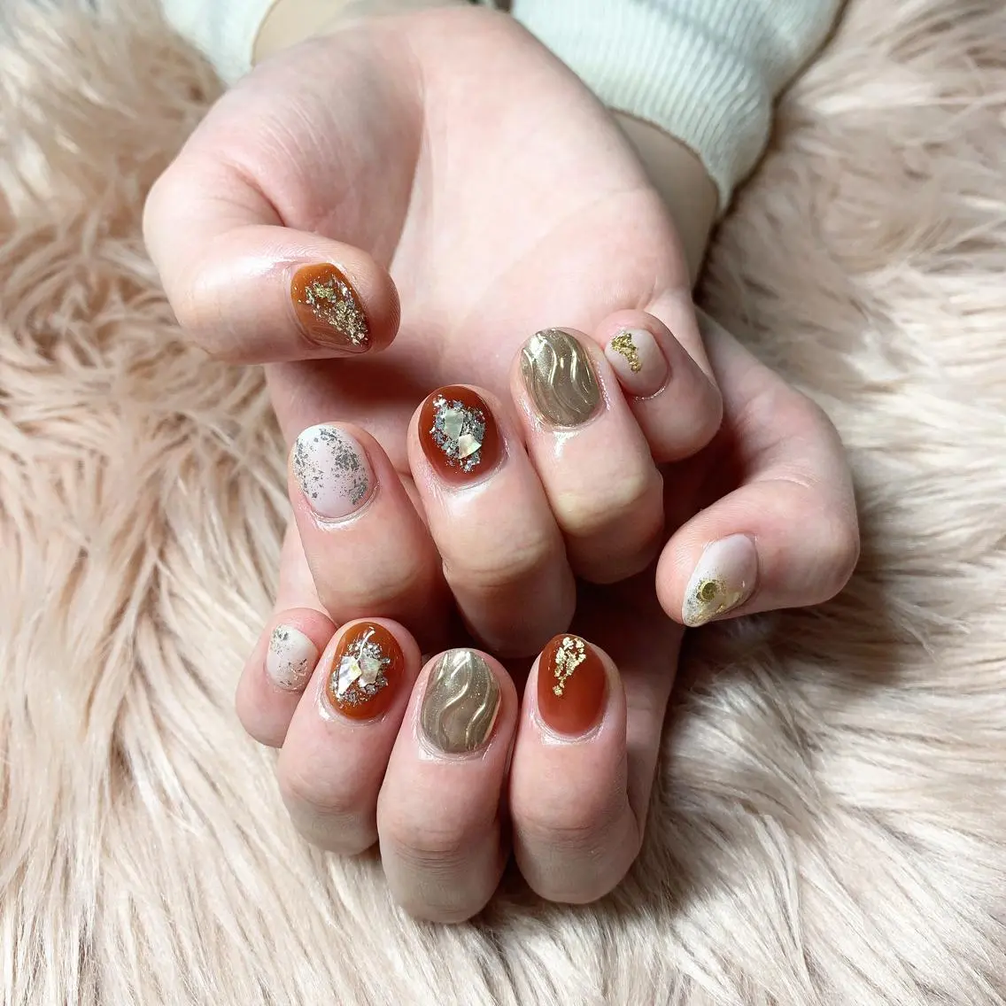 ネイル ハンドネイル nailsalon Nutsのネイルデザイン