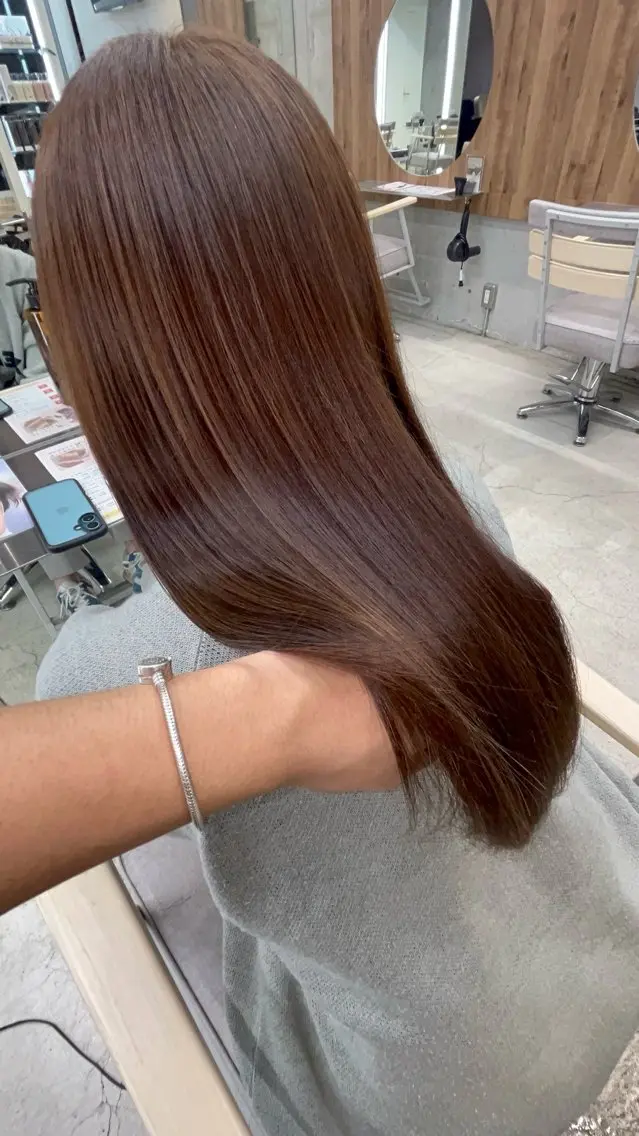 ロング ヘアカラー トリートメント ヘアセット 透明感カラー/ ブリーチ/💓パタオのヘアスタイル