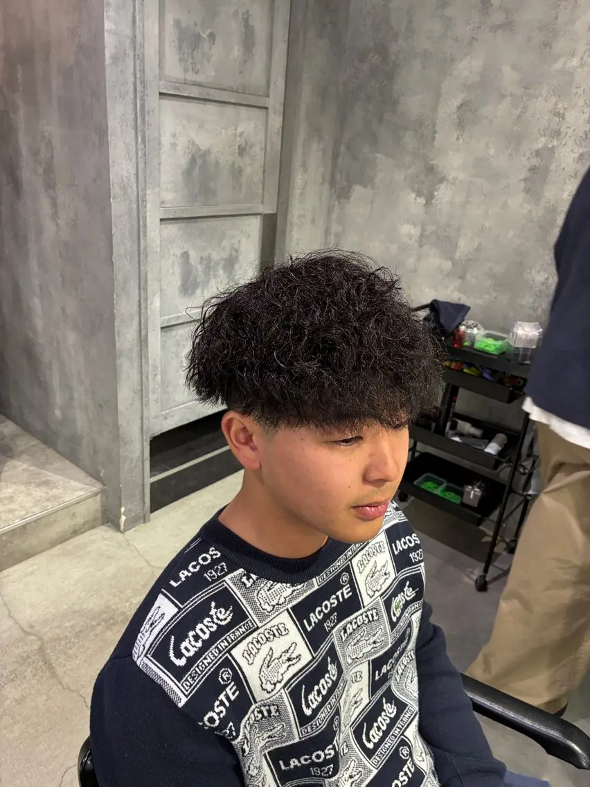 ショート パーマ メンズ ショートスタイル特化 ayumuのヘアスタイル