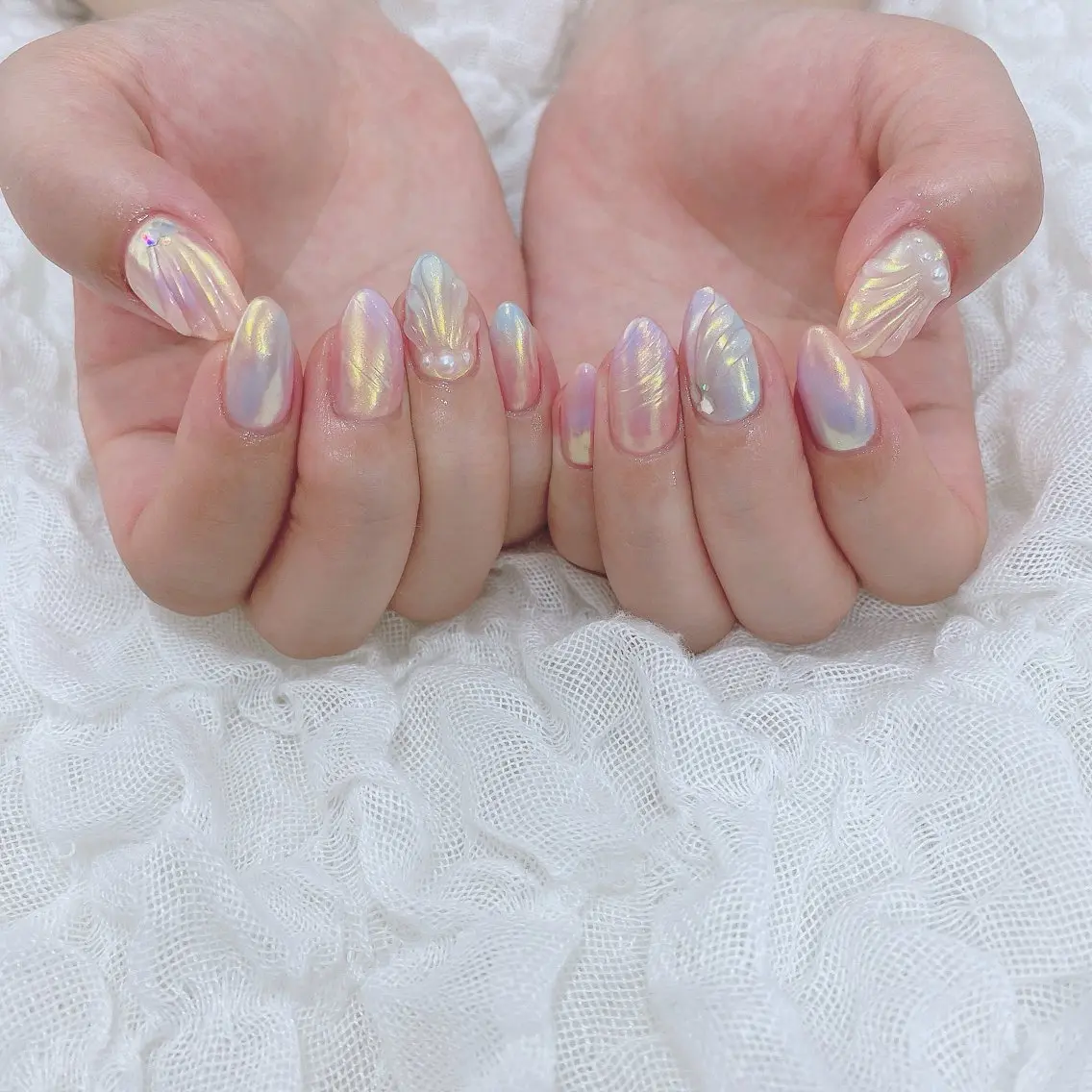 ネイル ミラーネイル ハンドネイル SOL NAILのネイルデザイン
