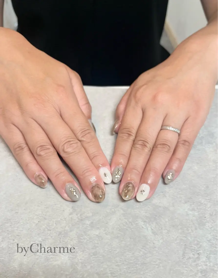 ネイル ニュアンスネイル Ray. Maayaのネイルデザイン