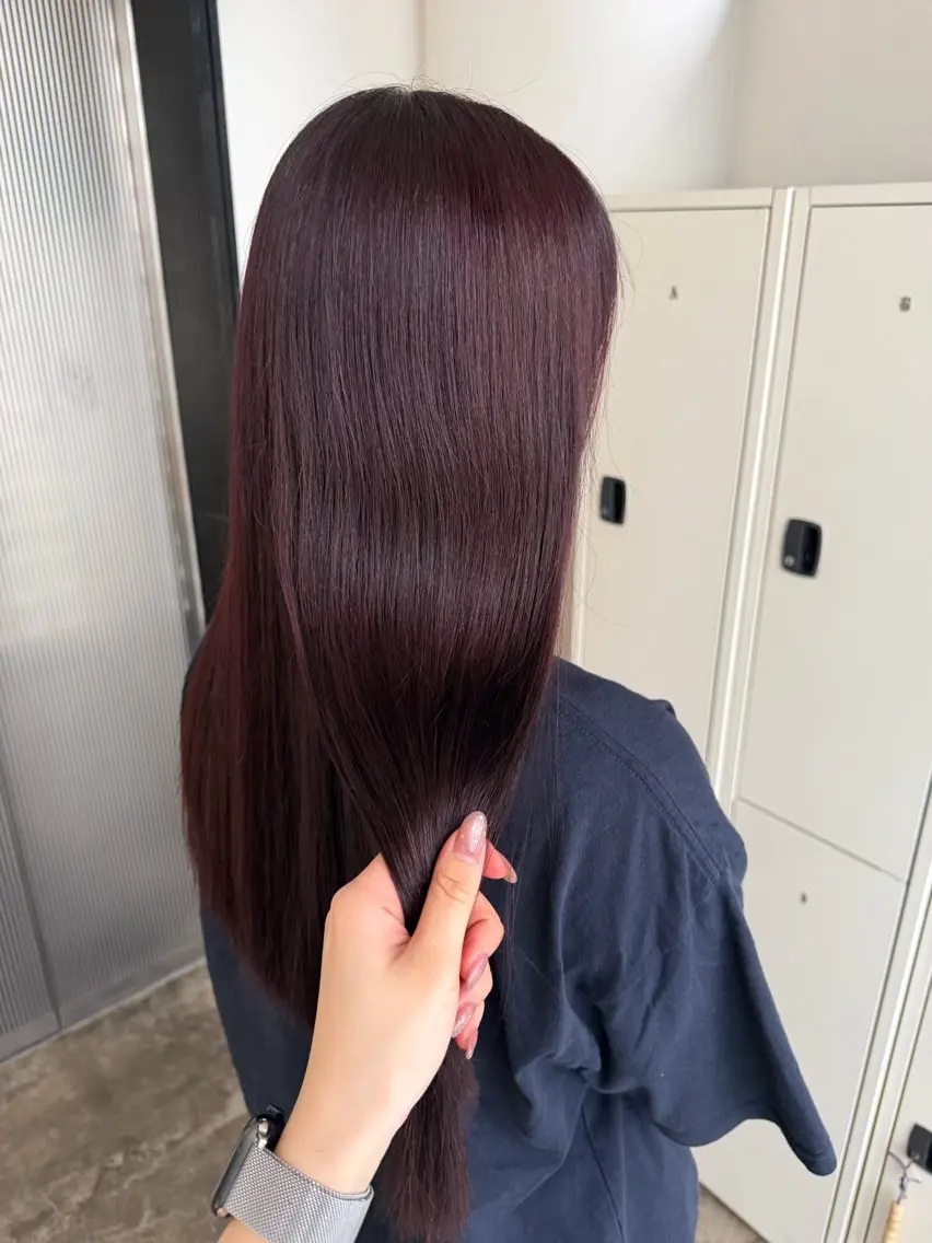ロング カラー カット ヘアカラー 🟧asa/髪質改善 /レイヤーカット🟧のヘアスタイル