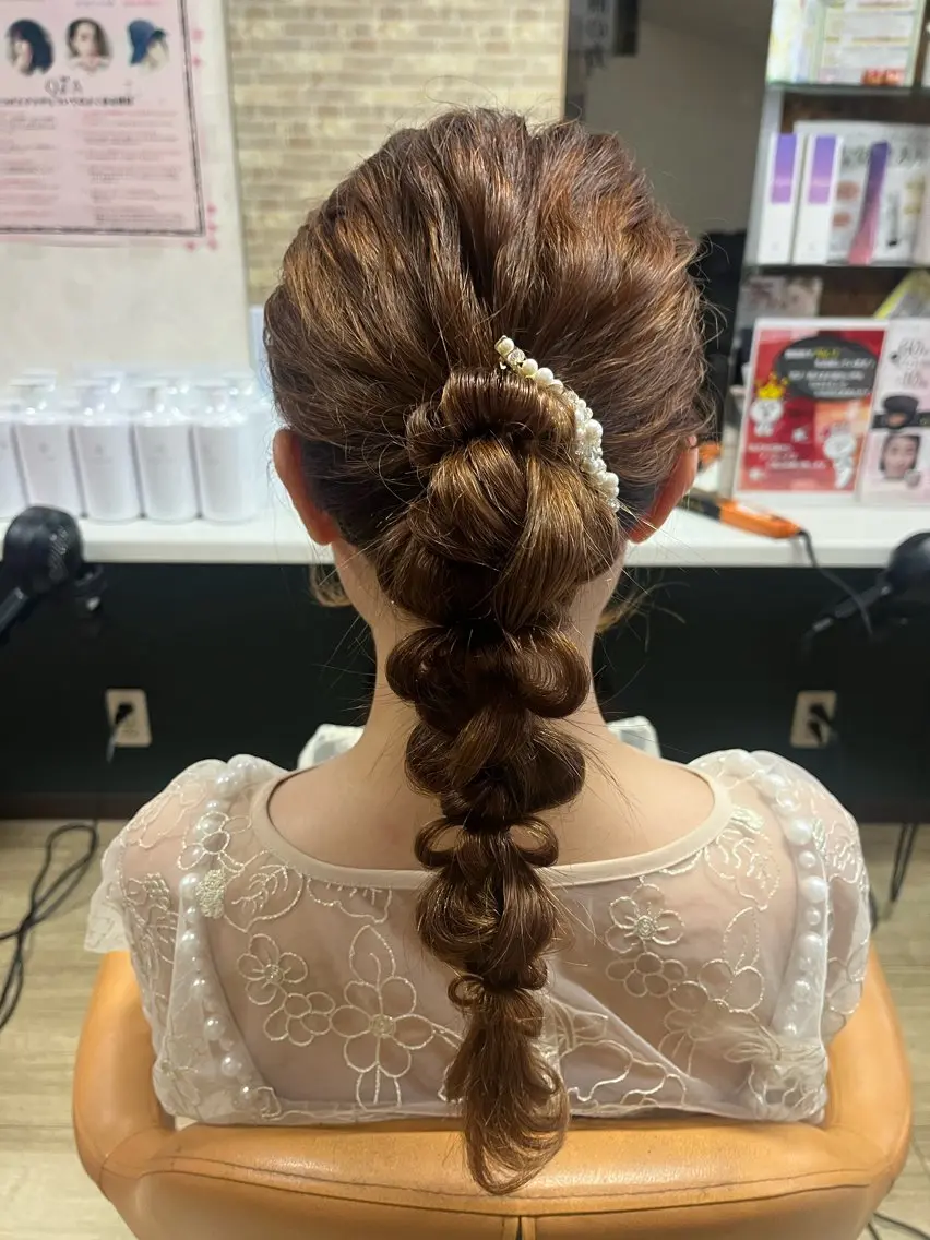 ヘアアレンジ 鍋田 彩歌のマツエク・マツパデザイン