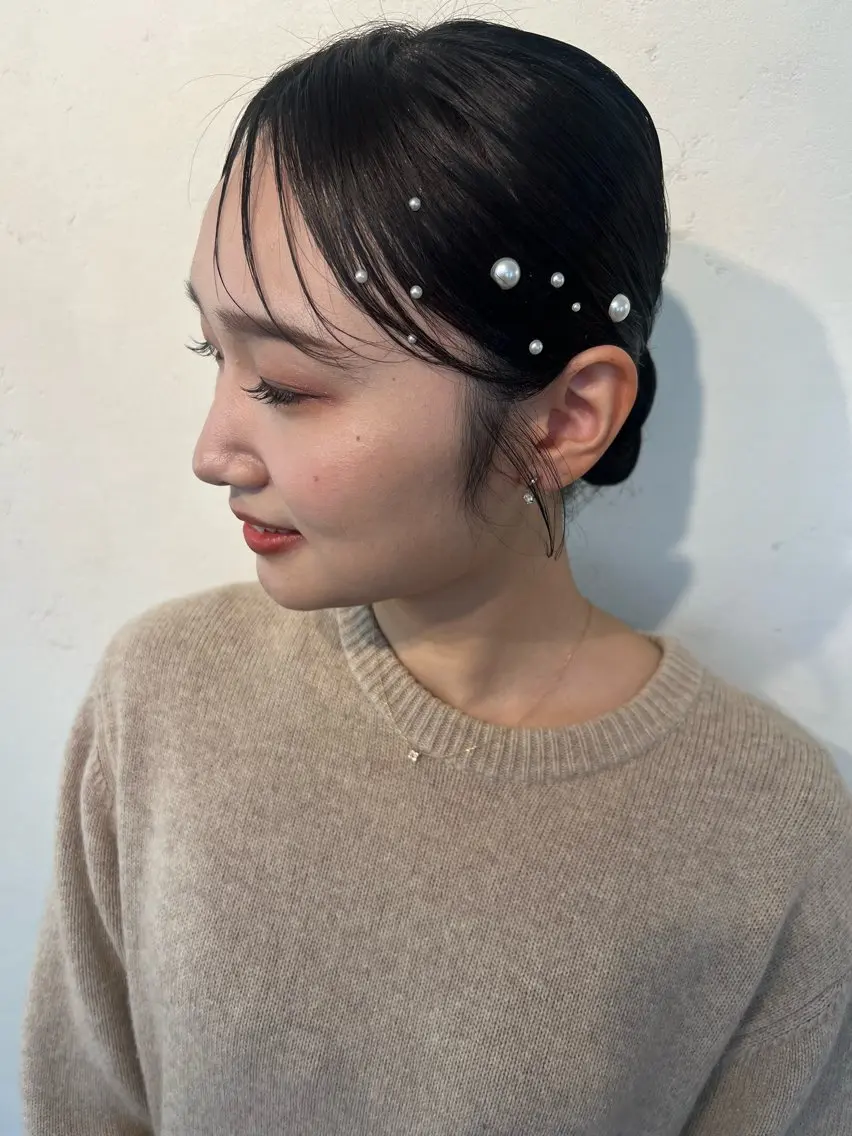 ヘアアレンジ ヘアセット 大人可愛いヘアメイク 💋🧚♀️しずかのヘアスタイル