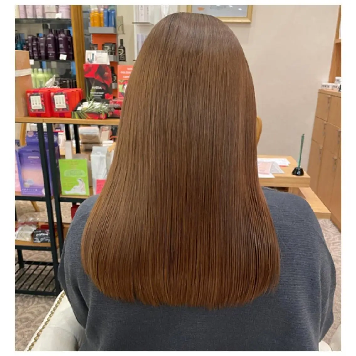 ロング ショートボブ ボブ 外国人風カラー 縮毛矯正 トリートメント レイヤー・波巻き RYOSUKEのヘアスタイル